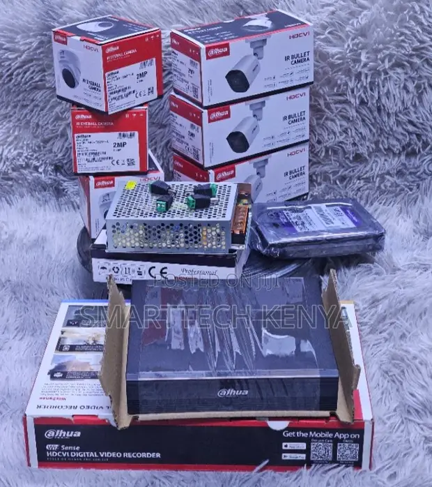Dahua 4-Channel CCTV Camera Kit (2MP) - 1