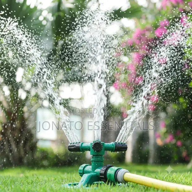 Automatic 360 Rotating Lawn Sprinkler System - 1
