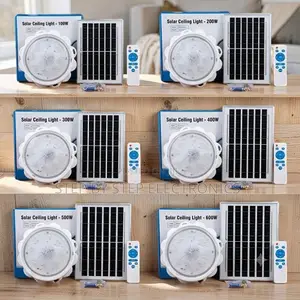 Clearance Bright LED Solar Ceiling Lights (100W, 200W, 500W)