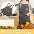Canvas Cross Back Chef Aprons with Large Pockets - 5