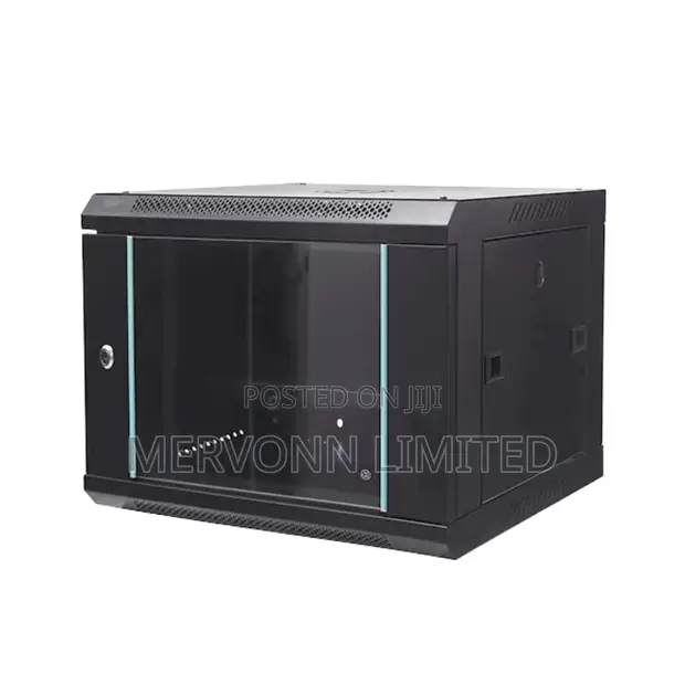 9U 19-Inch Wall-Mount Data Cabinet - 1