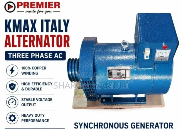 New 15HP K-Max Synchronous Generator (3-Phase) - 1