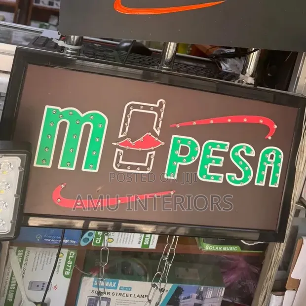 Bodi ya Ishara ya M-Pesa ya LED - Inayotumia Umeme - 1
