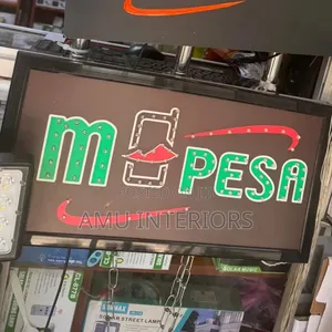 Bodi ya Ishara ya M-Pesa ya LED - Inayotumia Umeme
