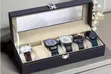 6-Slot PU Leather Watch Organiser - 1