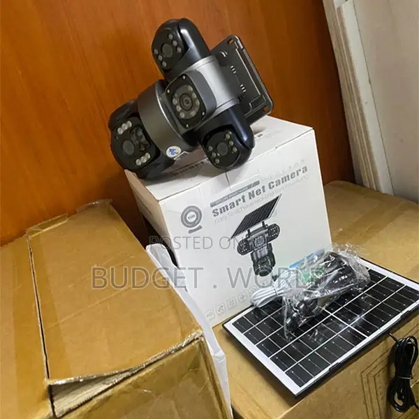 PTZ Solar 4G Triple Lens CCTV Camera - 1