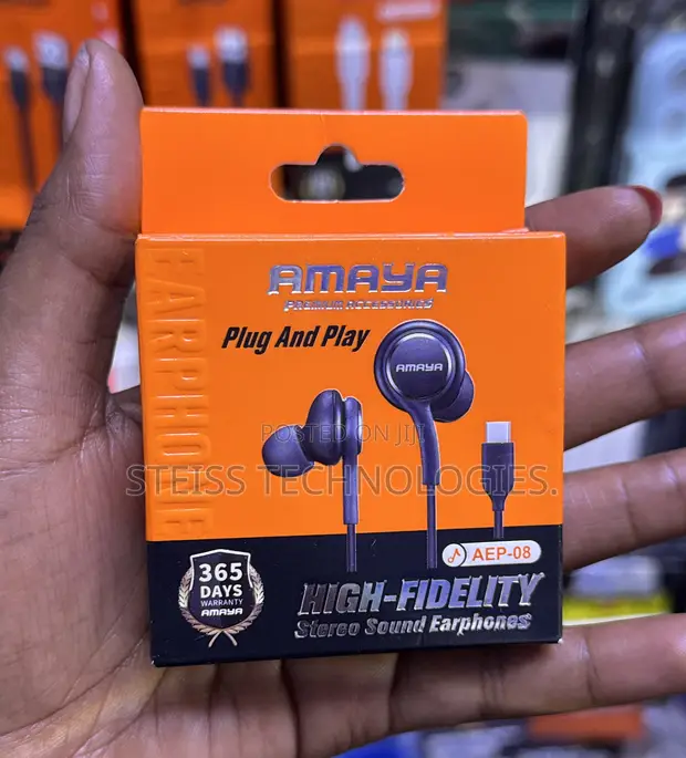 Amaya Type-C Wired Earphones - 1