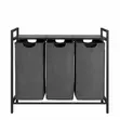 40L Laundry Hamper Basket Sorter with Shelf - 1