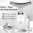 LED Photon Face & Neck Massager - Wrinkle Remover - 3