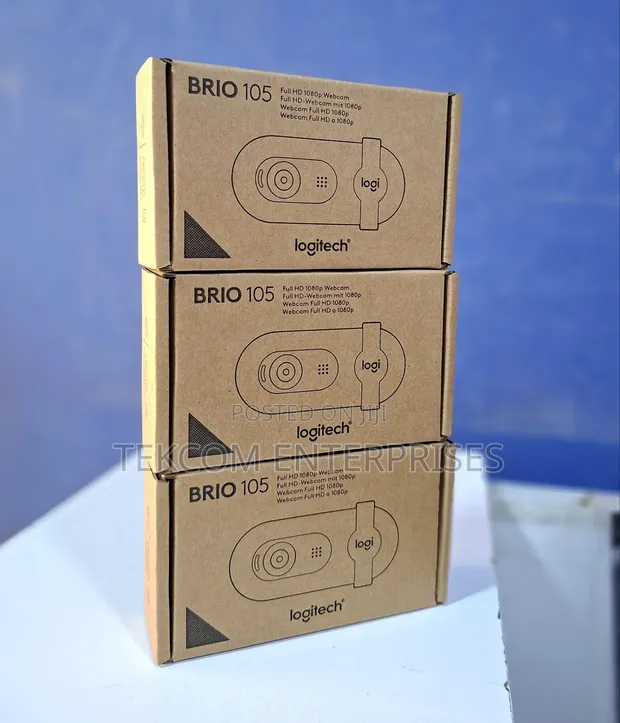 Logitech Brio 105 Webcam - Mpya Kabisa - 1