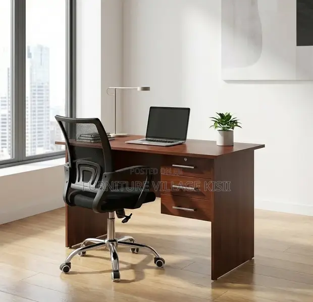 1.2m Clerical Desk and Chair Combo - Brand New - 1