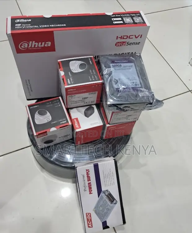 Dahua 4 Channel Full HD CCTV Kit - 1