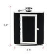 2-in-1 Stainless Steel Hip Flask with Cigarette Holder - 1