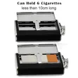 2-in-1 Stainless Steel Hip Flask with Cigarette Holder - 3