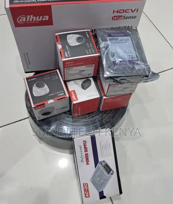 Dahua Kifurushi cha CCTV cha Kamera 4 na DVR ya Channel 4 - 1
