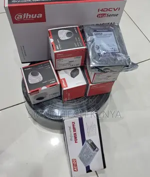 Dahua Kifurushi cha CCTV cha Kamera 4 na DVR ya Channel 4