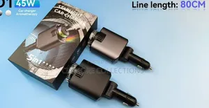 3-in-1 D1 45W Fast Car Charger na Projector ya Stargaze & Oil Diffuser