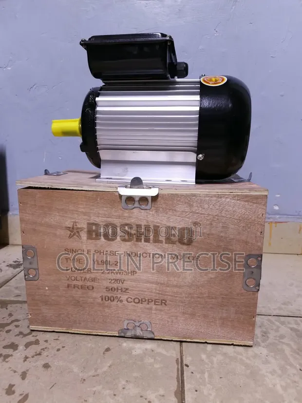 Boshleo 3HP Single-Phase Electric Motor - 1
