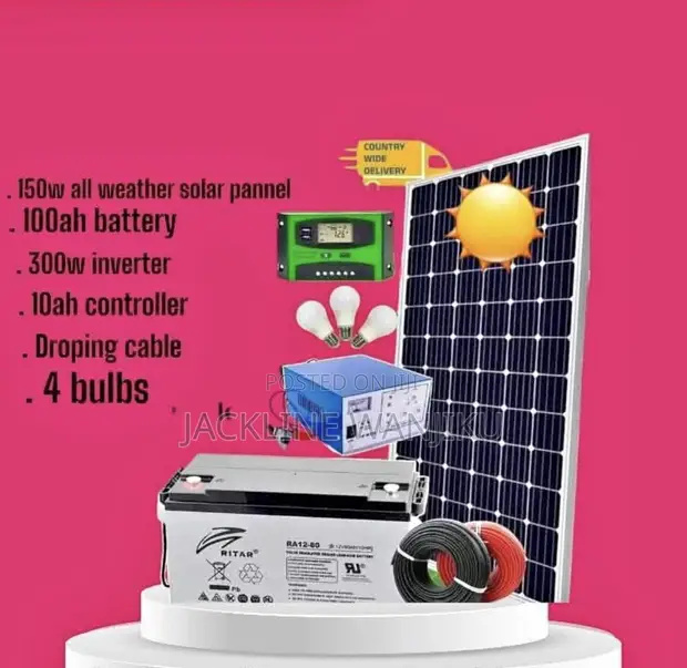 150W Solar System Kit kwa Hali Zote za Hewa - 1