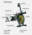 Bodyfit T-200 2-in-1 Heavy Commercial Air Rower - 2