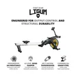 Bodyfit T-200 2-in-1 Heavy Commercial Air Rower - 5