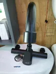 Black Wall Mounted Kitchen Mixer - 1