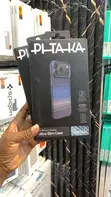 PITAKA Slim Case for iPhone 17 Pro Max - Blue Woven - 1