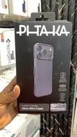PITAKA Slim Case for iPhone 17 Pro Max - Blue Woven - 2