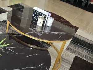 2-in-1 Glass Coffee Table