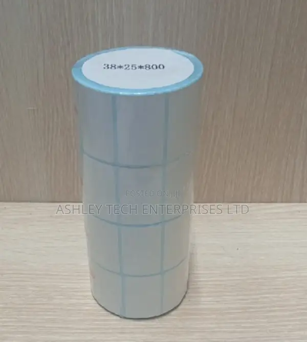 38x25mm Thermal Barcode Labels - Adhesive Stickers - 1