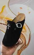 Original Suede Birkenstock Clogs/Slides - 1
