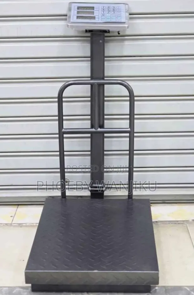 Commercial Weighing Scale 300kg Wide Base - 1
