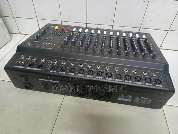Brand New Powered Mixer - Max 12 Channels - 1