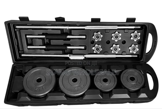 York 50kg Dumbbell Set - 1
