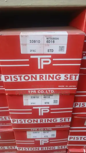 Seti ya Pete za Piston kwa Injini za Mitsubishi Fuso 6D16, 6D16T, 6D14