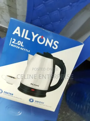 Ailyons Electric Kettle - Inachemsha Haraka