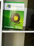 25m Heavy Duty Extension Reel na Cable ya 2.5mm - 2