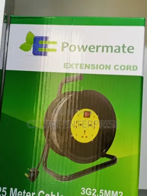 Ketei ya Kamba ya Extension ya Heavy Duty ya 25m 2.5mm