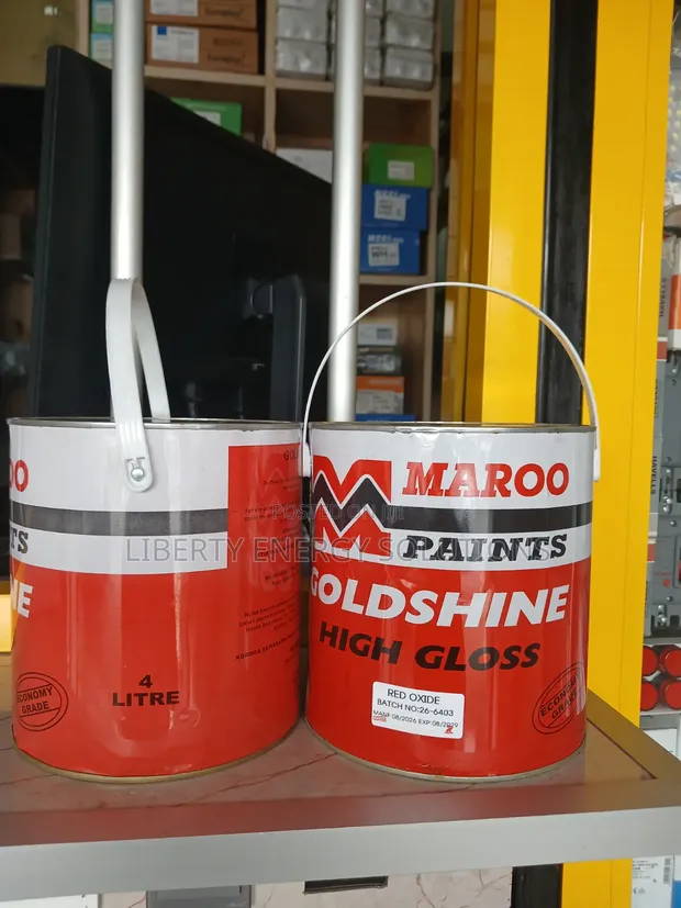 Maroo Paints Goldshine High Gloss Red Oxide Paint - 1