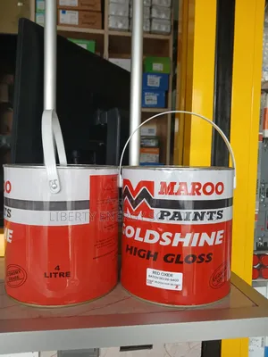 Rangi ya Maroo Paints Goldshine High Gloss Red Oxide