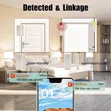 Tuya WiFi Door/Window Sensor Alarm ya Nyumbani - 5