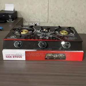 Smart Pro 3-Burner Gas Stove with Glass Top