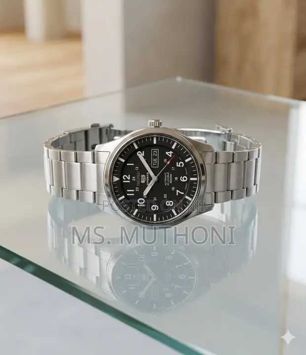 Seiko 5 Sports Automatic SNZG13J1 Black Dial - 1