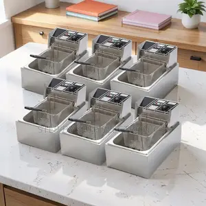 Deep Fryers za Umeme za Jumla (4L/6L/10L) - Matumizi ya Kibiashara