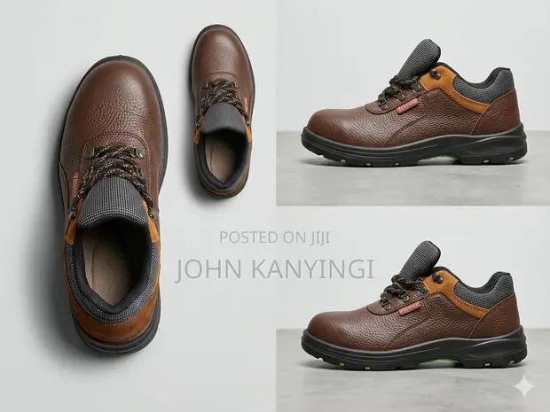 Brand New Leather Safety Boots - 1