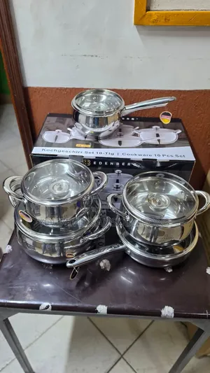 Edenburg EB-2421 10-Piece Stainless Steel Cookware Set