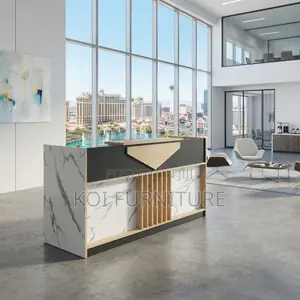 Modern Corporate Office Reception Desk 1800mm
