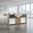 Modern Corporate Office Reception Desk 1800mm - 3