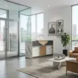Modern Corporate Office Reception Desk 1800mm - 5
