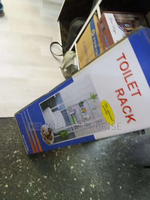 Over-the-Toilet Storage Rack - Modern Bathroom Organizer - 1